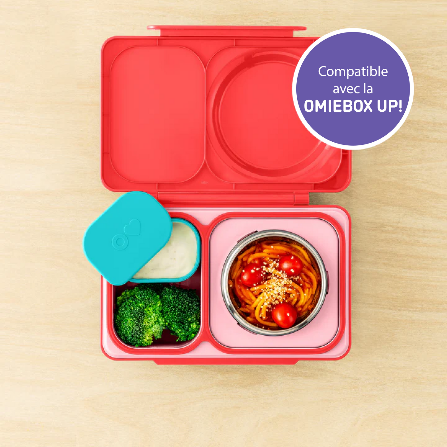 OmieDip UP - Contenants compatibles avec la OmieBox UP - Janny's Lunch