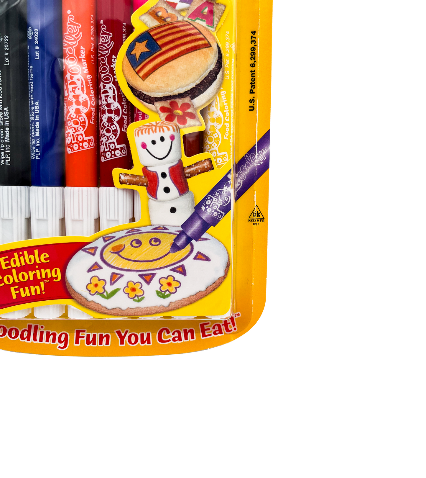 Crayons alimentaires FooDoodler - Paquet de 8 | Janny's Lunch