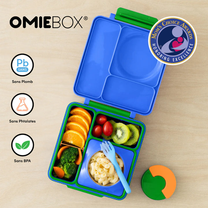 Boite bento OmieBox - Bleu monstre - Janny's Lunch