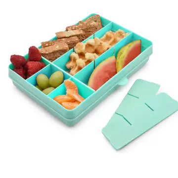 Snackle Box à 12 compartiments - Bleu Turquoise - Melii - Janny's Lunch