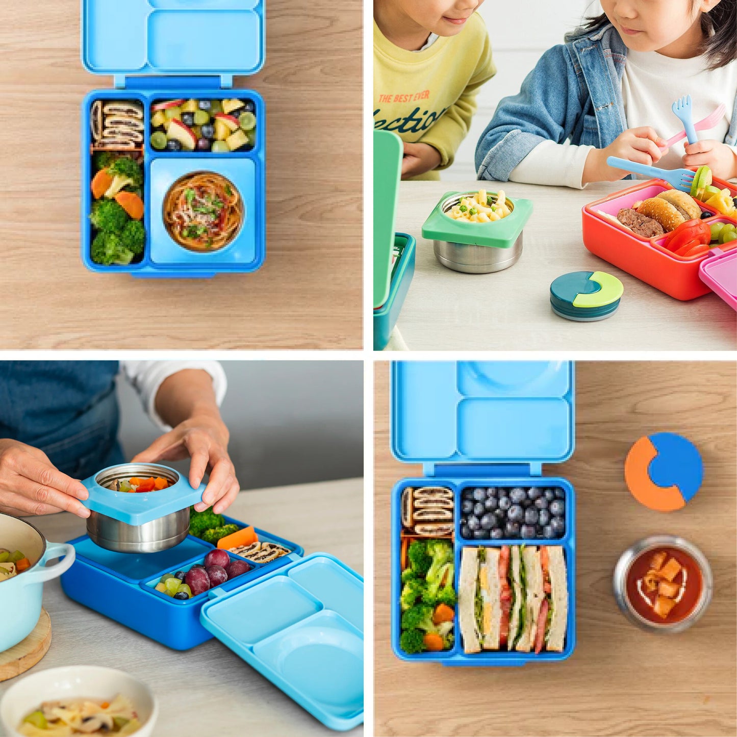 Boite bento OmieBox Bleu - Janny's Lunch