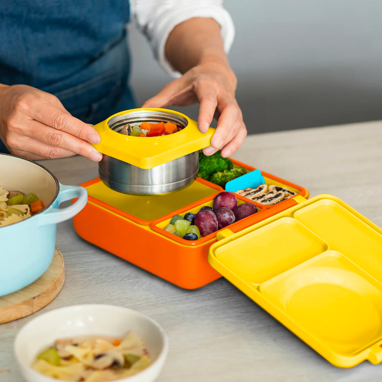 Boite bento OmieBox jaune - Janny's Lunch