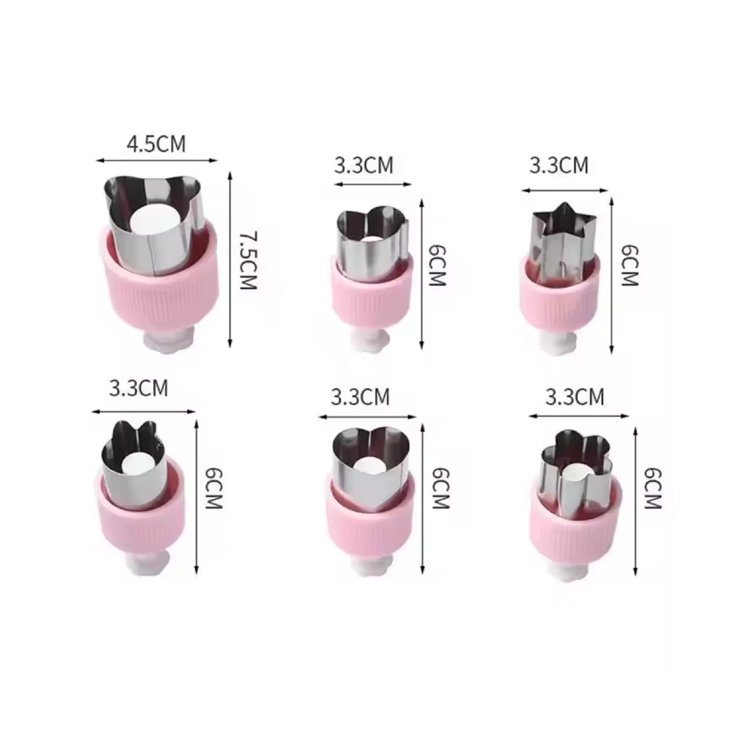 Coupe-Légumes avec poussoir - Ensemble de 6 pièces - Janny's Lunch