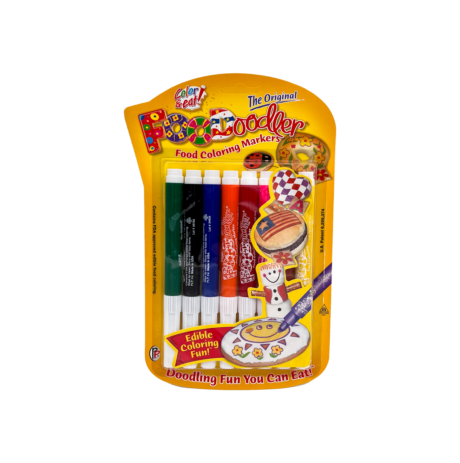 Crayons alimentaires FooDoodler - Paquet de 8 | Janny's Lunch