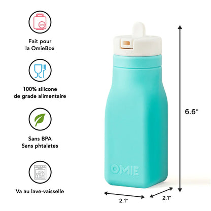Bouteille OmieBottle turquoise - Janny's Lunch