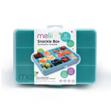 Snackle Box à 12 compartiments - Bleu - Melii