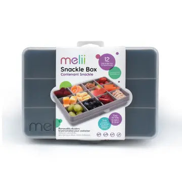 Snackle Box à 12 compartiments - Gris - Melii