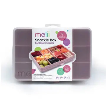 Snackle Box à 12 compartiments - Rose - Melii