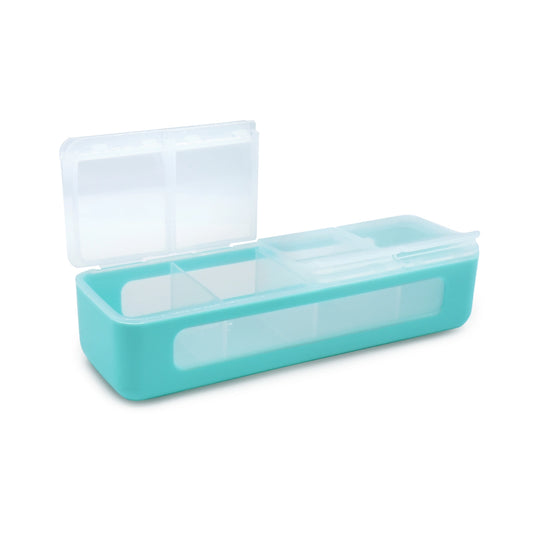 Snackle Box à 4 compartiments - Turquoise - Melii - Janny's Lunch