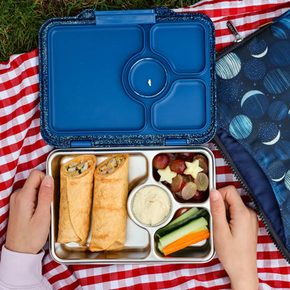 Boîte bento Yumbox Prêt - Bleu Twilight