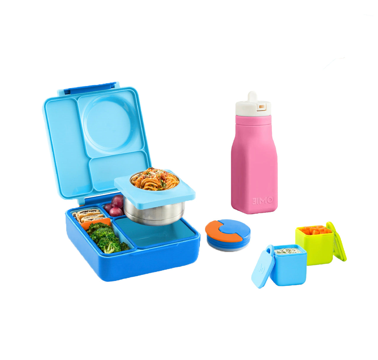 Ensemble OmieBox, OmieBottle et OmieDip - Janny's Lunch