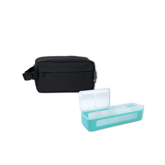 Ensemble - Sac congelable et Snackle Box à 4 compartiments