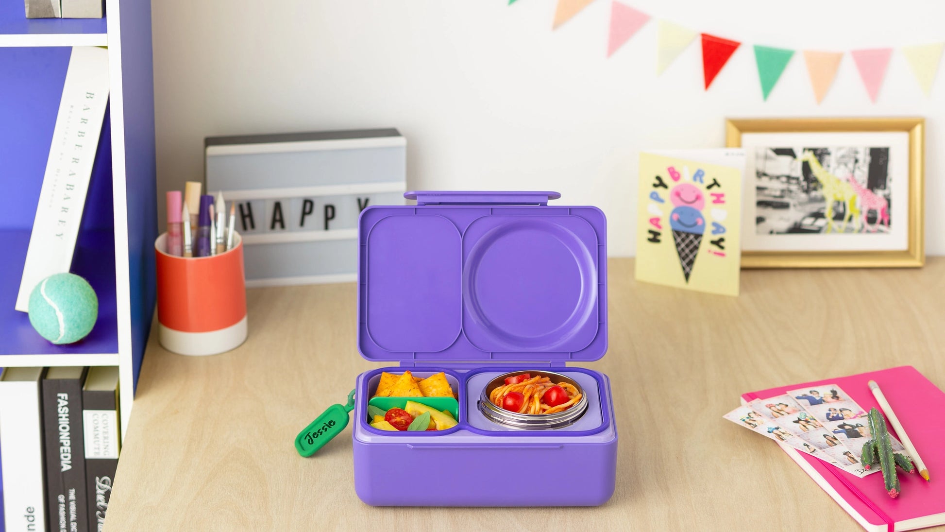 Boite bento OmieBox UP Mauve - Janny's Lunch