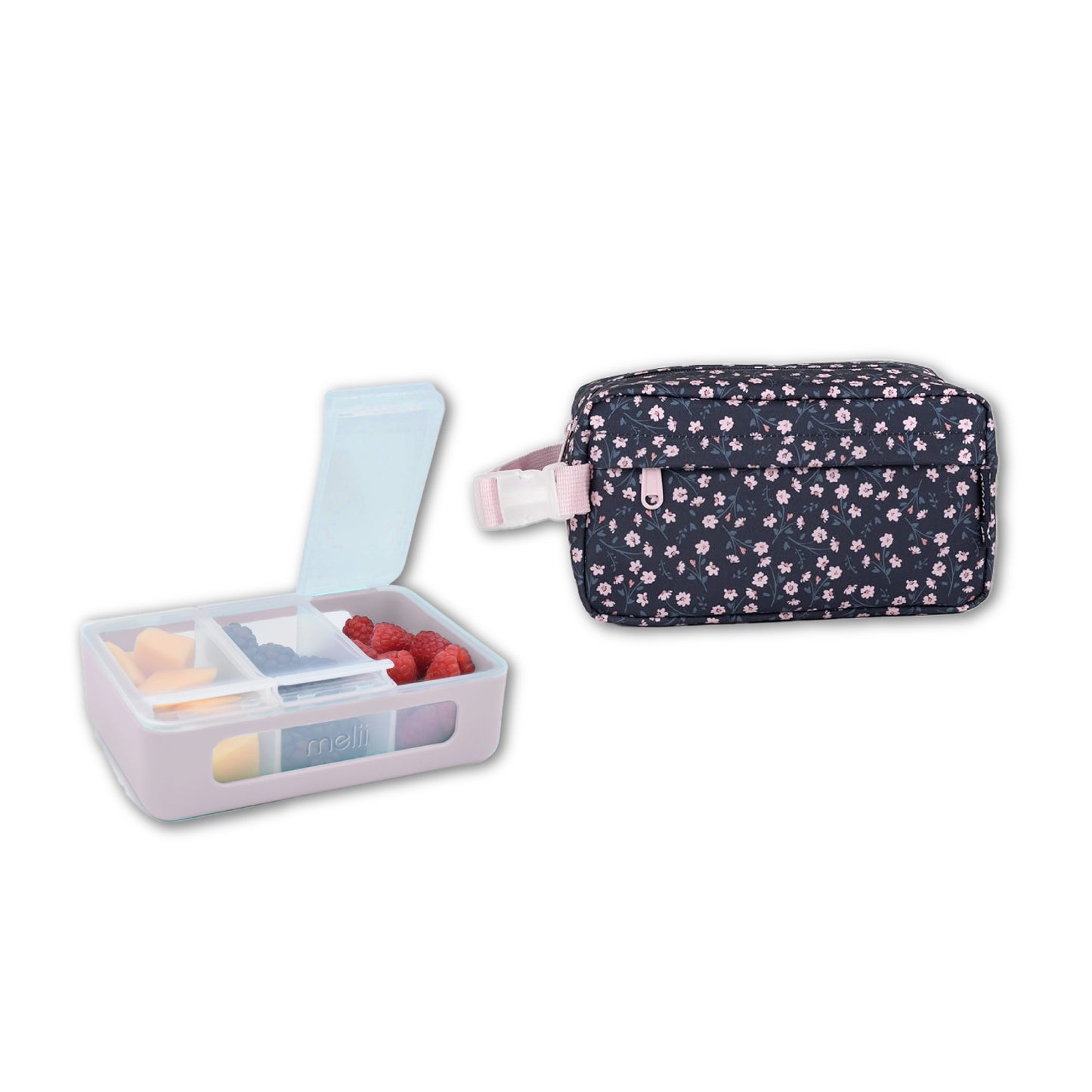 Ensemble - Sac congelable et Snackle Box à 3 compartiments